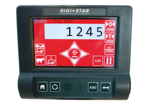 Trioliet Feed Application - Cab Control indicateur de pesage programmable Cab Control, inicateur système de pesage